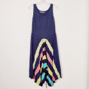 Talk of the Walk Vintage Tie-Dye Maxi Dress Size Medium Hippie Festival Bohemian